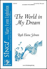The World in My Dream Unison/Two-Part choral sheet music cover Thumbnail